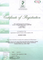 ISO 9001:2000 Certificate